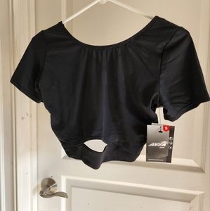 NWT Avia Swim cropped rashguard size small